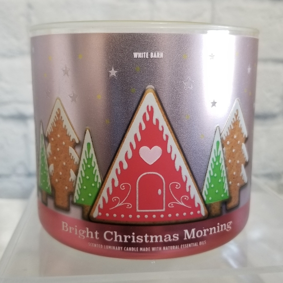 White Barn Bright Christmas Morning Three Wick Scented Candle New - Picture 6 of 15